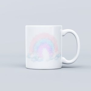 Landscape Theme Ceramic Mug - Rainbow