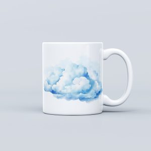 Landscape Theme Ceramic Mug - Cloudy